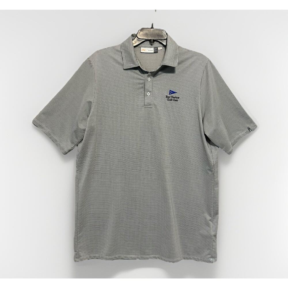 Kjus Golf Bay Harbor Club Performance Shirt Mens 52 Sz Large Comfort Fit Stretch
